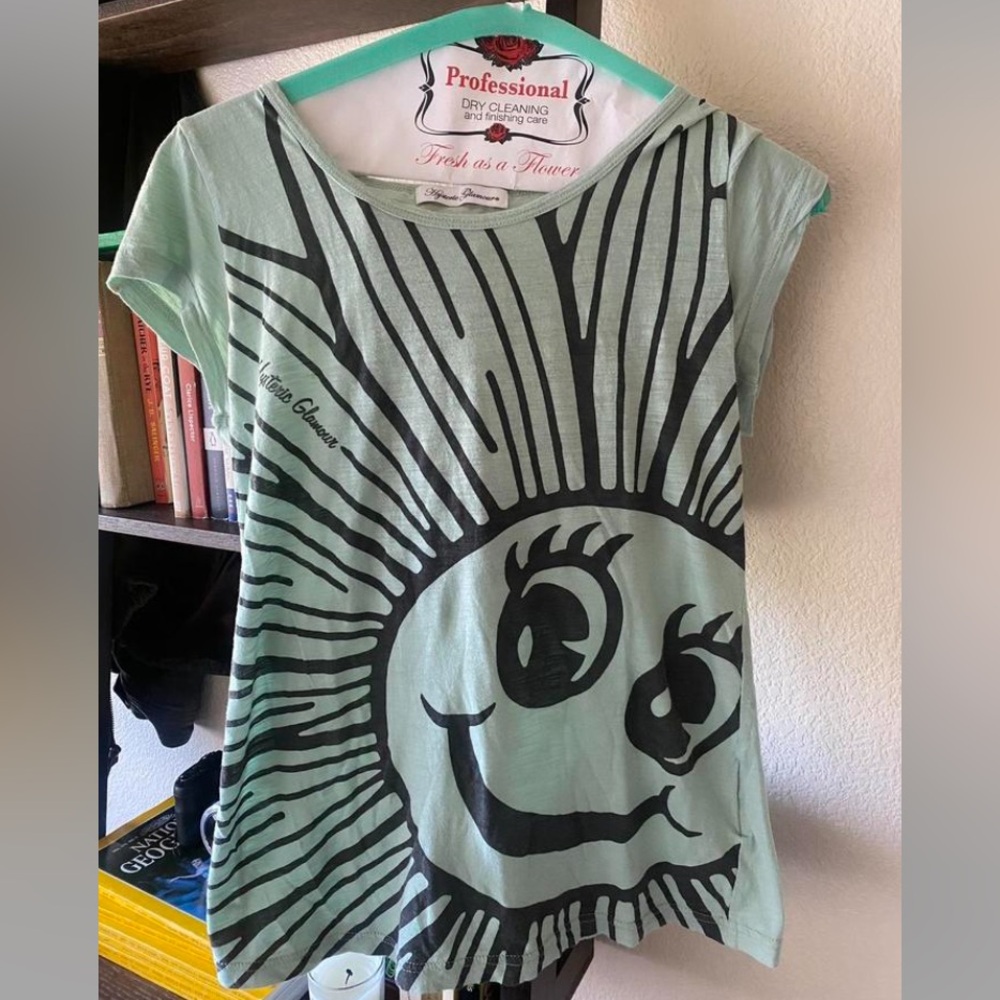Green sunflower Hysteric Glamour shirt